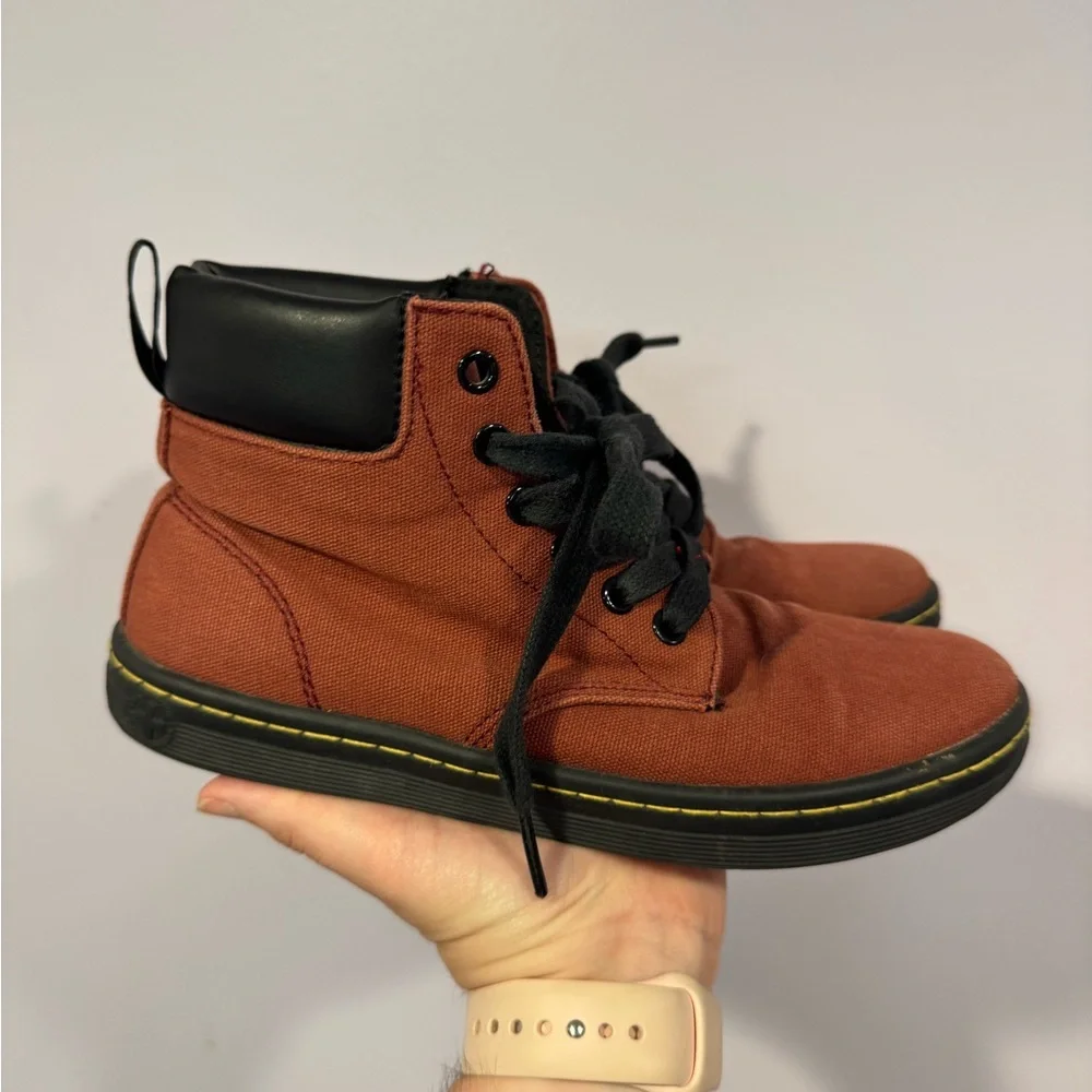 doc martens‎ Maelly cherry canvas sneakers